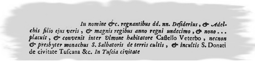 AIMONE VOLTARIO: IL PRIMO VITERBESE